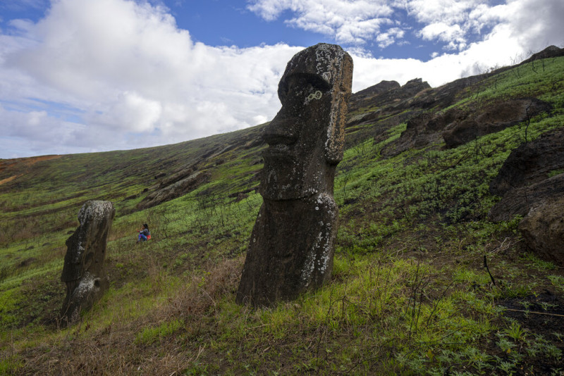 Αγάλματα moai 